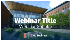 Webinar slide with subtitle