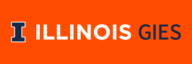 Brand Style Guide Wordmark Example - Illinois Gies orange