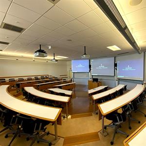 Tiered Classroom Back View